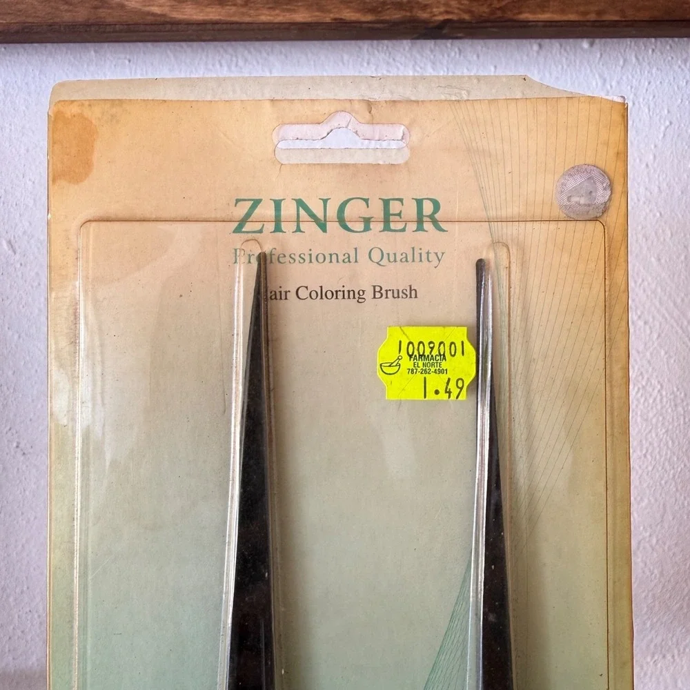 2pc Zinger Professional Hair Coloring Brush Set 2pc Salon Dye Applicator Brushes